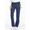 navy - Mid Rise Straight Leg Pull-on Pant