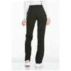black - Mid Rise Straight Leg Pull-on Pant