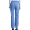 ciel blue - Mid Rise Straight Leg Pull-on Pant