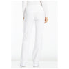 white - Mid Rise Straight Leg Pull-on Pant