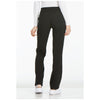 black - Mid Rise Straight Leg Pull-on Pant