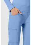 ciel blue - Mid Rise Straight Leg Pull-on Pant (View 3)