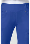 galaxy blue - Mid Rise Straight Leg Pull-on Pant (View 2)