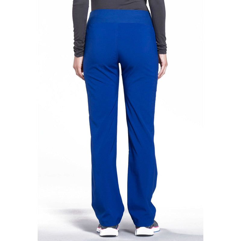 galaxy blue - Mid Rise Straight Leg Pull-on Pant