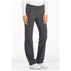pewter - Mid Rise Straight Leg Pull-on Pant
