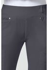 pewter - Mid Rise Straight Leg Pull-on Pant (View 2)