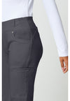 pewter - Mid Rise Straight Leg Pull-on Pant (View 4)