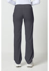 pewter - Mid Rise Straight Leg Pull-on Pant (Back)
