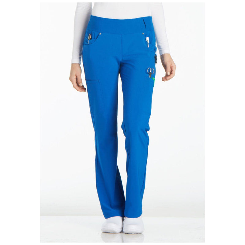 royal - Mid Rise Straight Leg Pull-on Pant