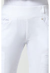 white - Mid Rise Straight Leg Pull-on Pant (View 2)