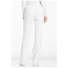 white - Mid Rise Straight Leg Pull-on Pant