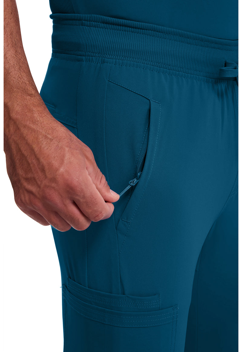 Caribbean Blue - Men's Mid Rise Jogger (View 2)