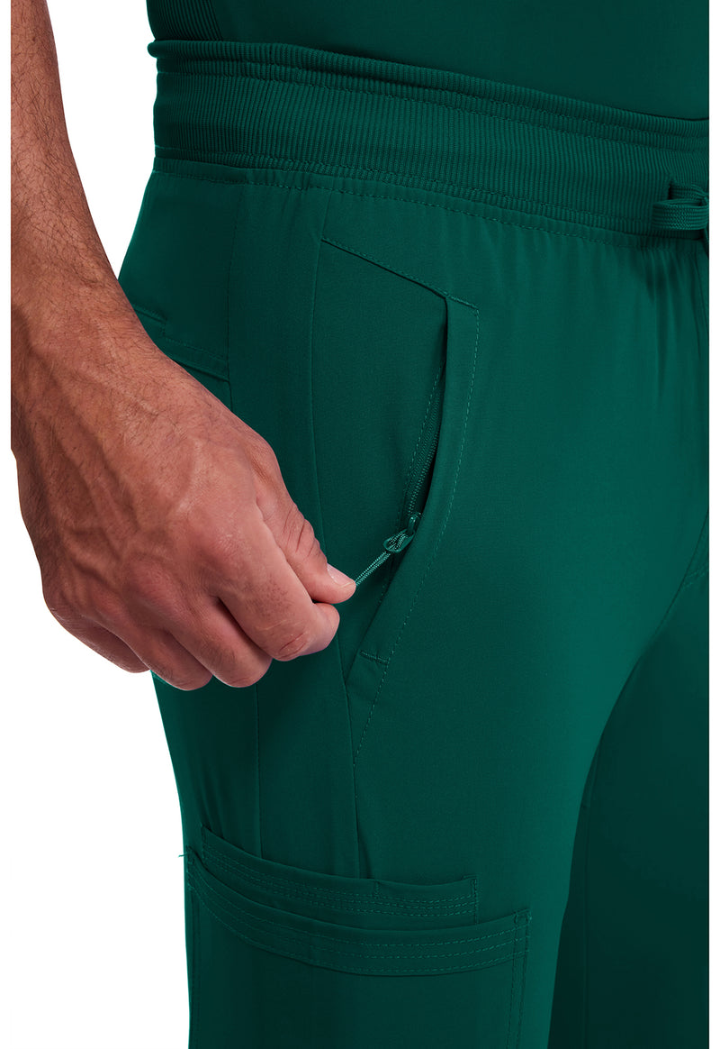 Hunter Green - Men's Mid Rise Jogger (View 2)