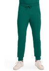 Hunter Green - Cherokee IN Infinity Men Scrub Pants - Front View