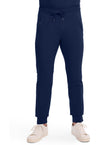 Navy - Cherokee IN Infinity Men Scrub Pants - Front View