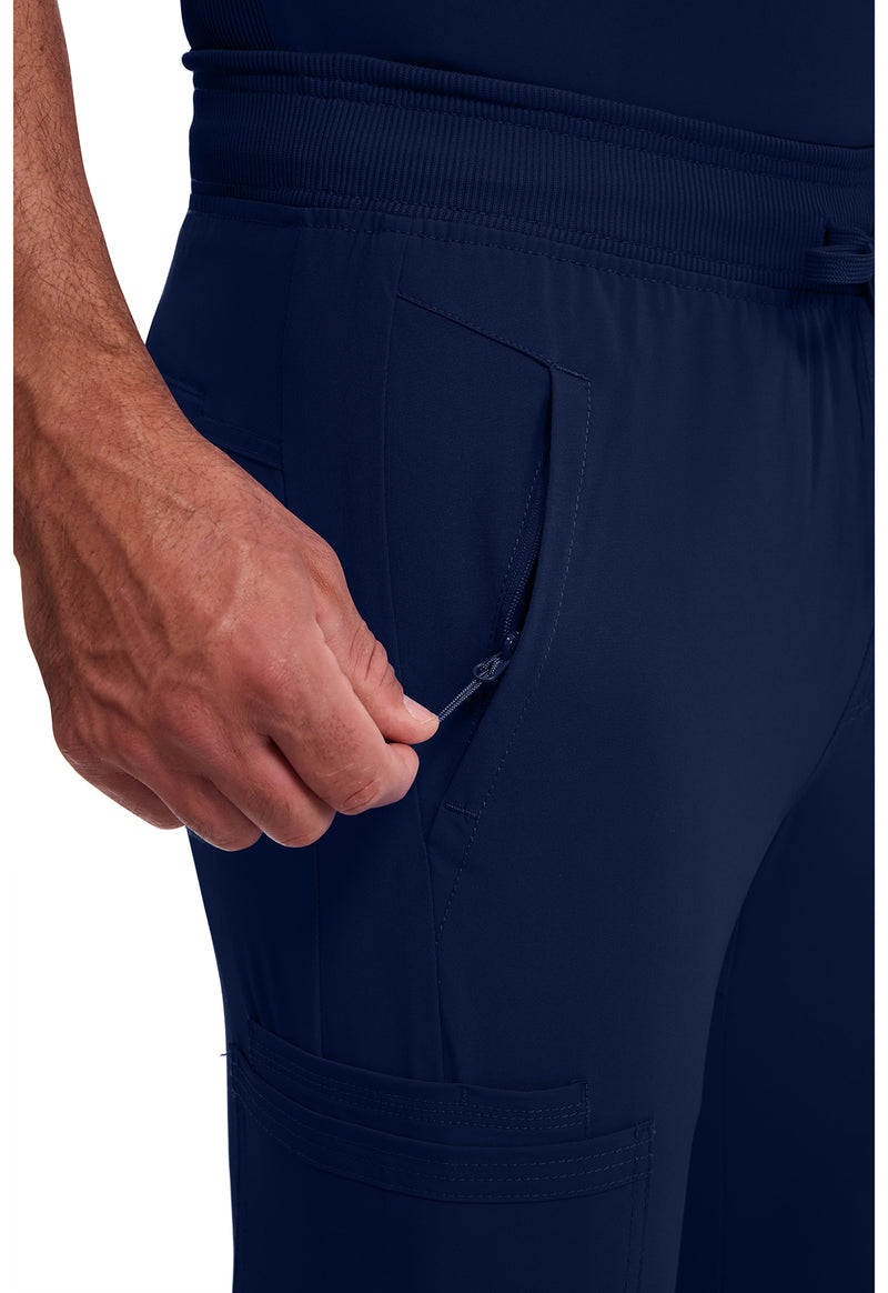 Navy - Men's Mid Rise Jogger (View 2)