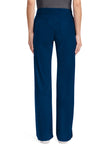 navy - Women's 5-Pocket Trouser Leg Pant (Back)