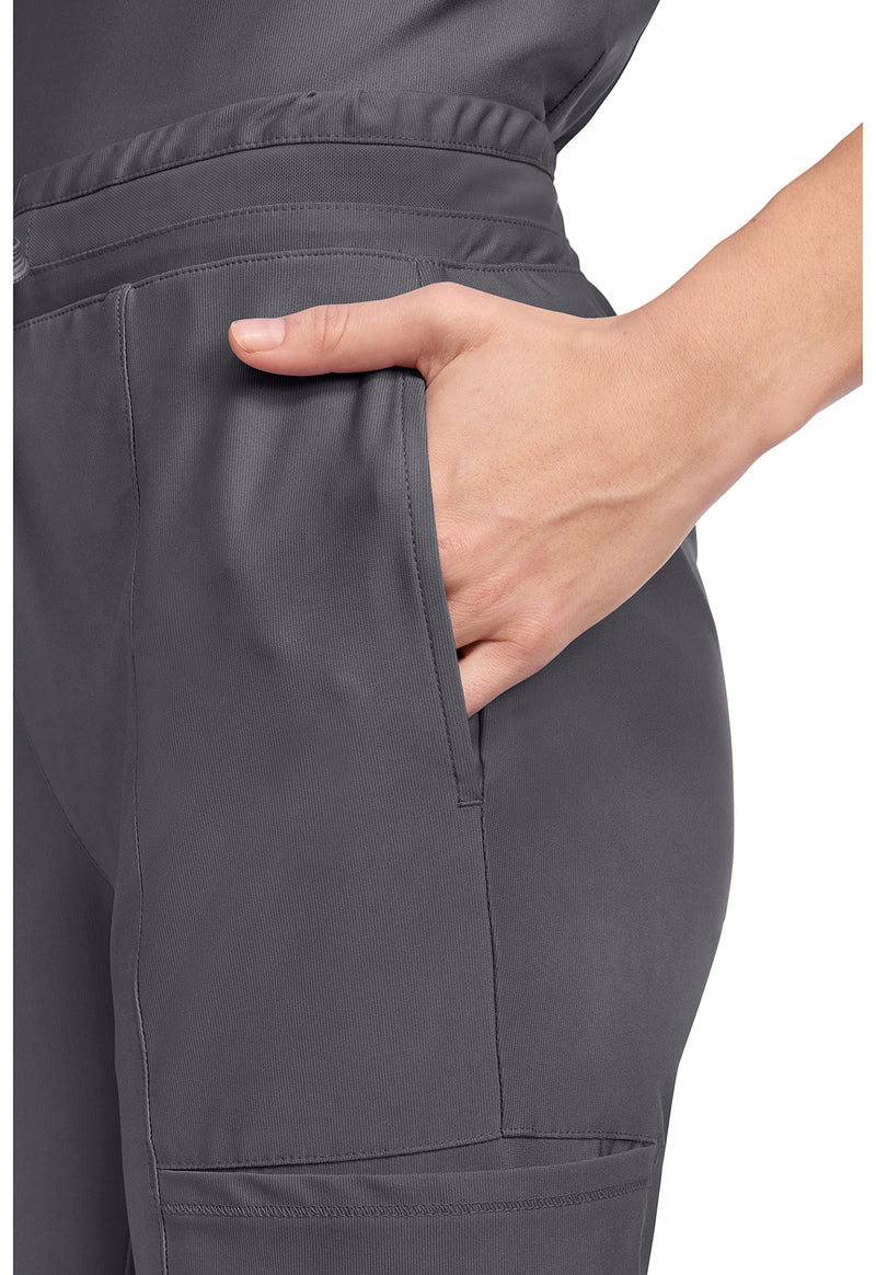 pewter - Women's 5-Pocket Trouser Leg Pant (View 3)