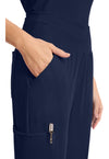 Navy - Women's 5-Pocket Jogger Scrub Pants (View 3)