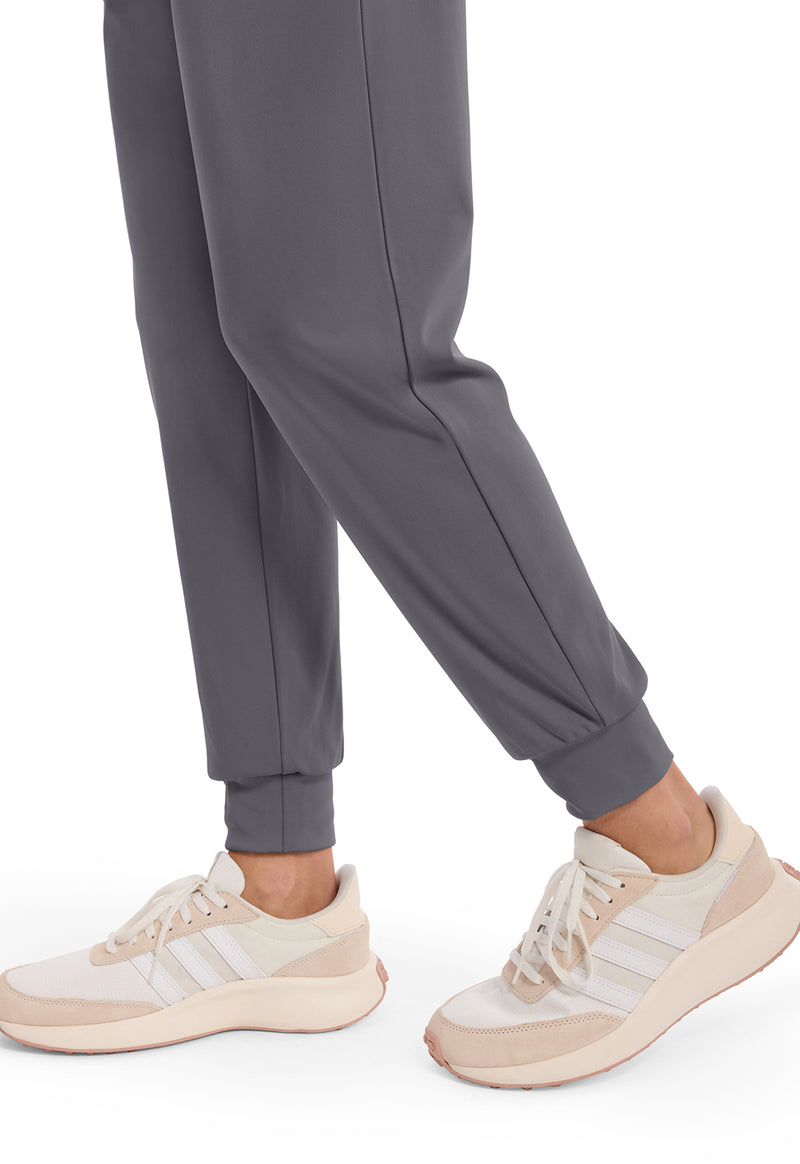 Pewter - Women's 5-Pocket Jogger Scrub Pants (View 4)