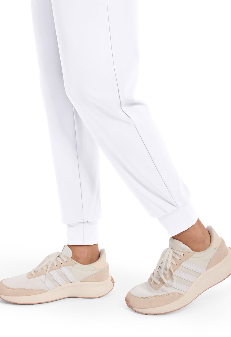 WHITE - Women's 5-Pocket Jogger Scrub Pants (View 4)