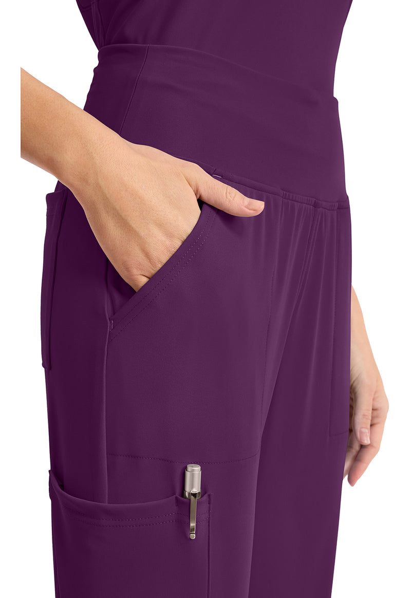 Wild Mulberry - Women's 5-Pocket Jogger Scrub Pants (View 3)