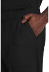 Black - Men's 5-Pocket Jogger Scrub Pants (View 3)