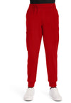 RED - Cherokee Achieve Men Scrub Pants - Front View