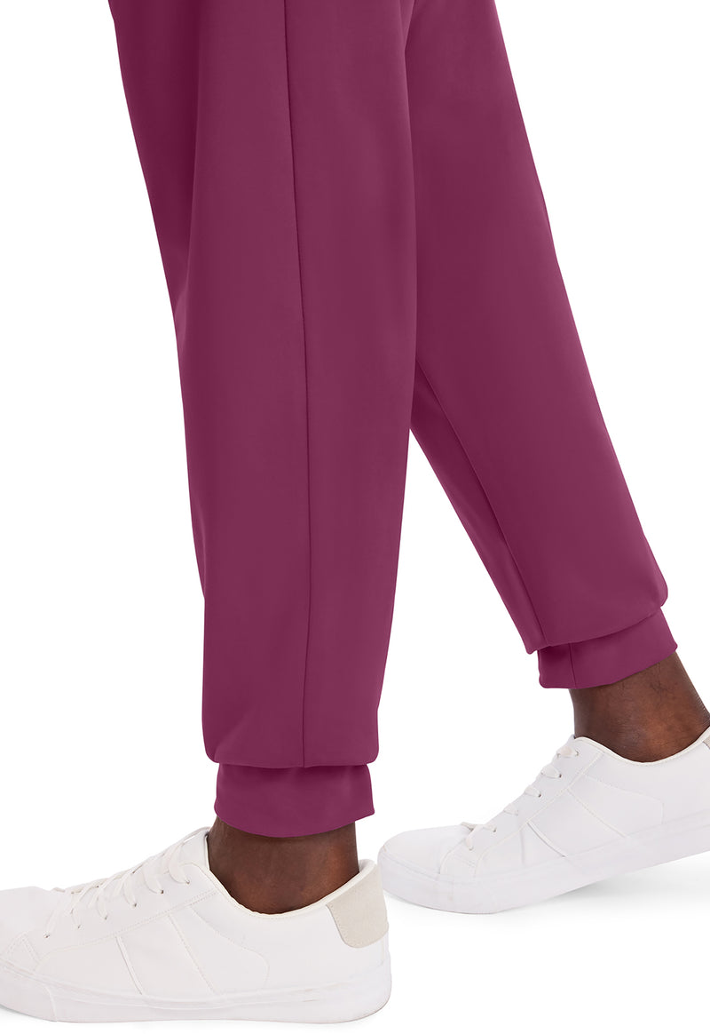 Wine - Men's 5-Pocket Jogger Scrub Pants (View 4)