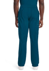 Caribbean Blue - Cherokee Achieve Men Scrub Pants - Back View
