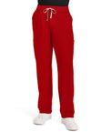 RED - Cherokee Achieve Men Scrub Pants - Front View