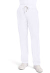 WHITE - Cherokee Achieve Men Scrub Pants - Front View