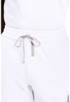 WHITE - Men's 5-Pocket Straight Leg Scrub Pants (View 2)