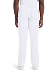 WHITE - Cherokee Achieve Men Scrub Pants - Back View