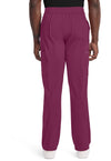 Wine - Cherokee Achieve Men Scrub Pants - Back View