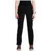 black - Mid Rise Tapered Leg Pull-on Pant