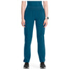caribbean blue - Mid Rise Tapered Leg Pull-on Pant