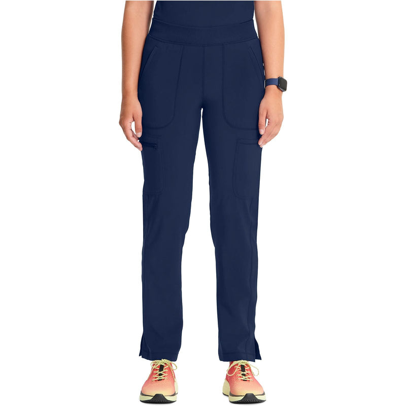 navy - Mid Rise Tapered Leg Pull-on Pant