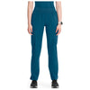 caribbean blue - Mid Rise Tapered Leg Pull-on Pant