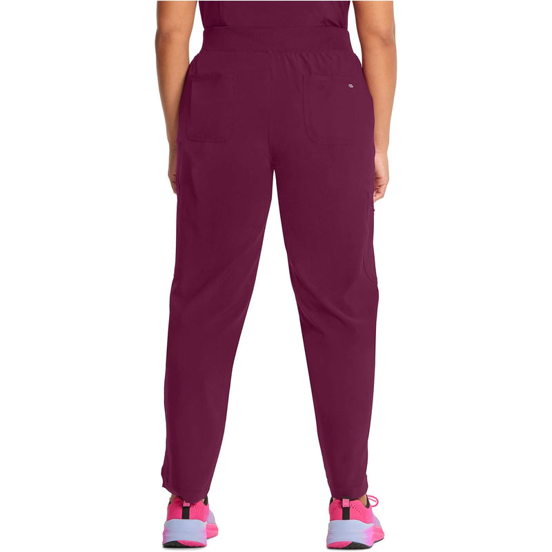 wine - Mid Rise Tapered Leg Pull-on Pant