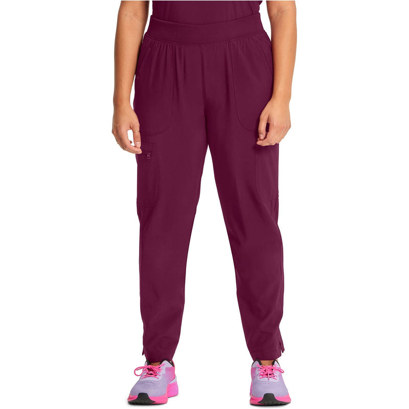 wine - Mid Rise Tapered Leg Pull-on Pant