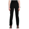 black - Mid Rise Tapered Leg Pull-on Pant