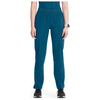 caribbean blue - Mid Rise Tapered Leg Pull-on Pant