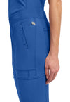 Royal - Women's Mid Rise Tapered Leg Pull-on Scrub Pants (View 2)