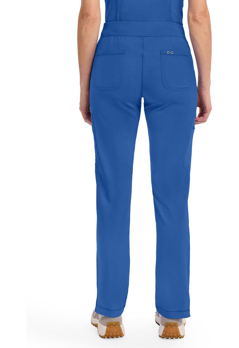 Royal - Cherokee IN Infinity Women Scrub Pants - Back View