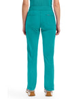 Teal Blue - Cherokee IN Infinity Women Scrub Pants - Back View