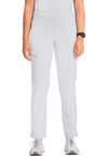 White - Cherokee IN Infinity Women Scrub Pants - Front View