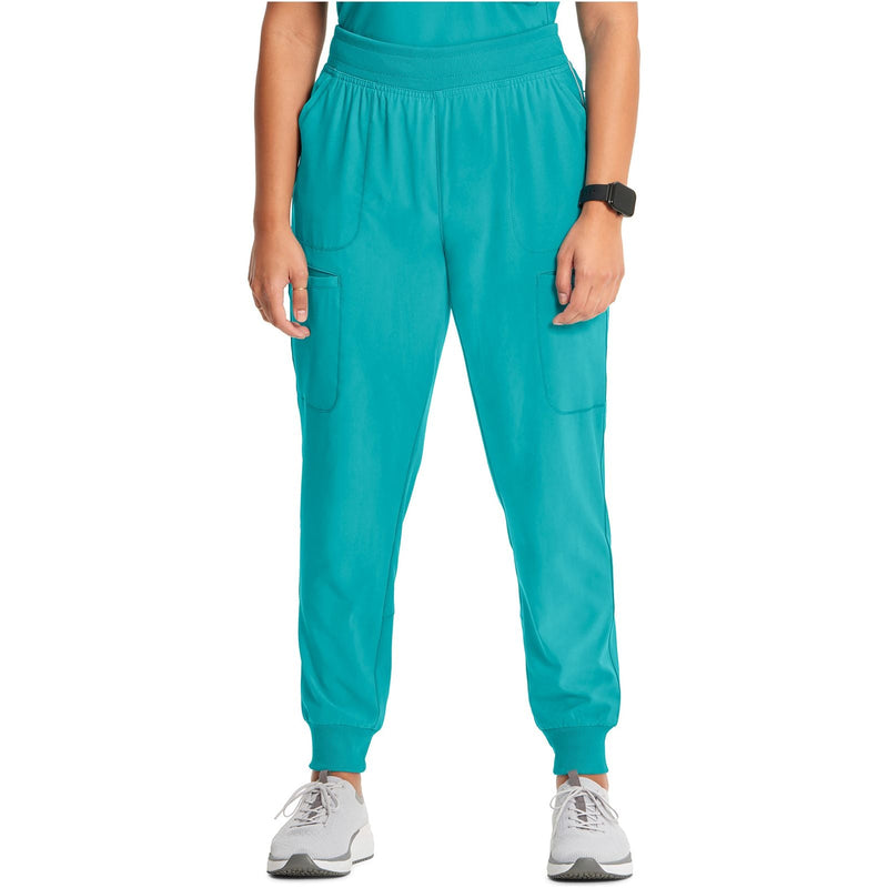 teal blue - Mid Rise Jogger