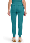 Teal Blue - Cherokee IN Infinity Women Scrub Pants - Back View