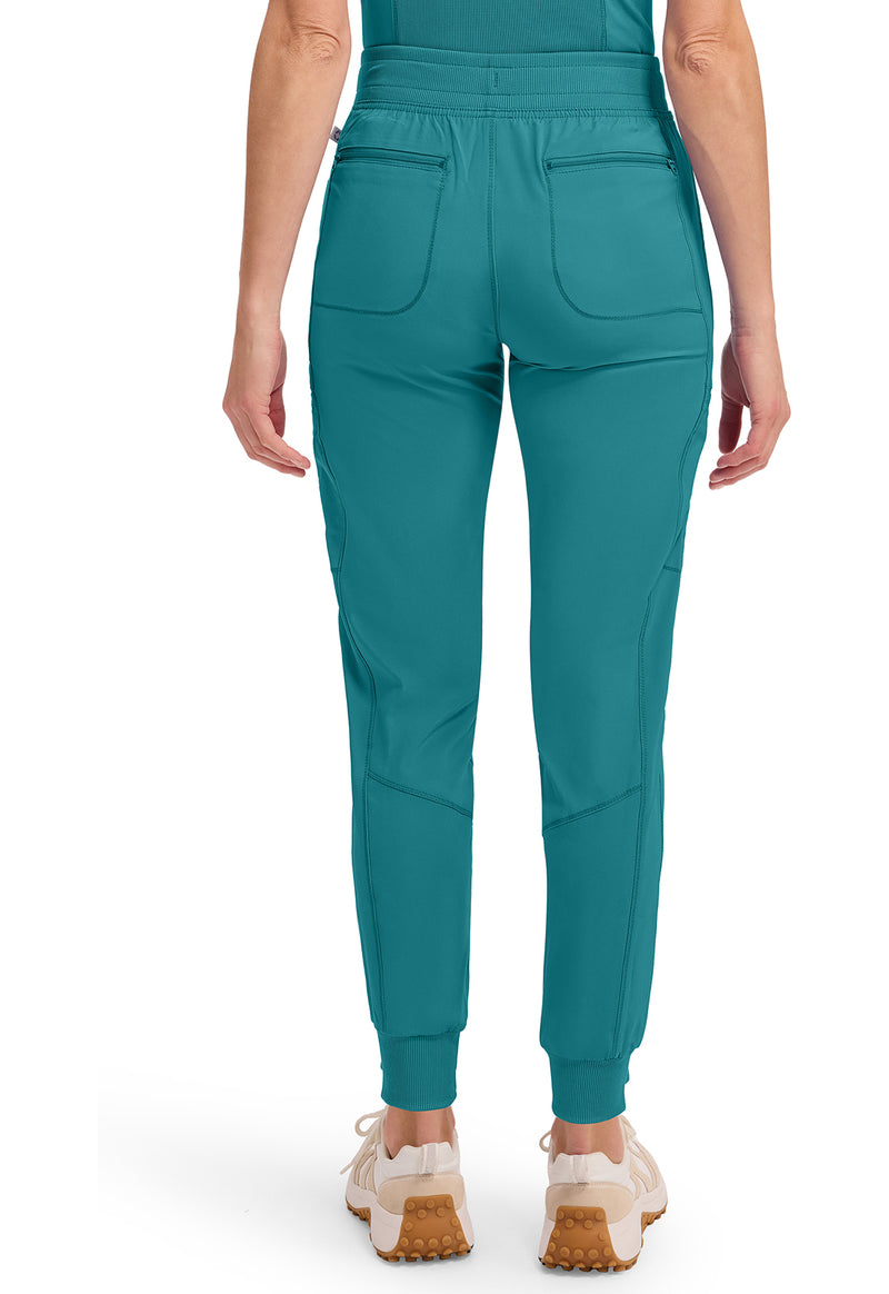 Teal Blue - Cherokee IN Infinity Women Scrub Pants - Back View